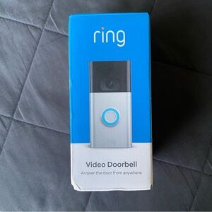 Ring Video Doorbell (2nd Generation) 1080p HD WiFi - Satin Nickel